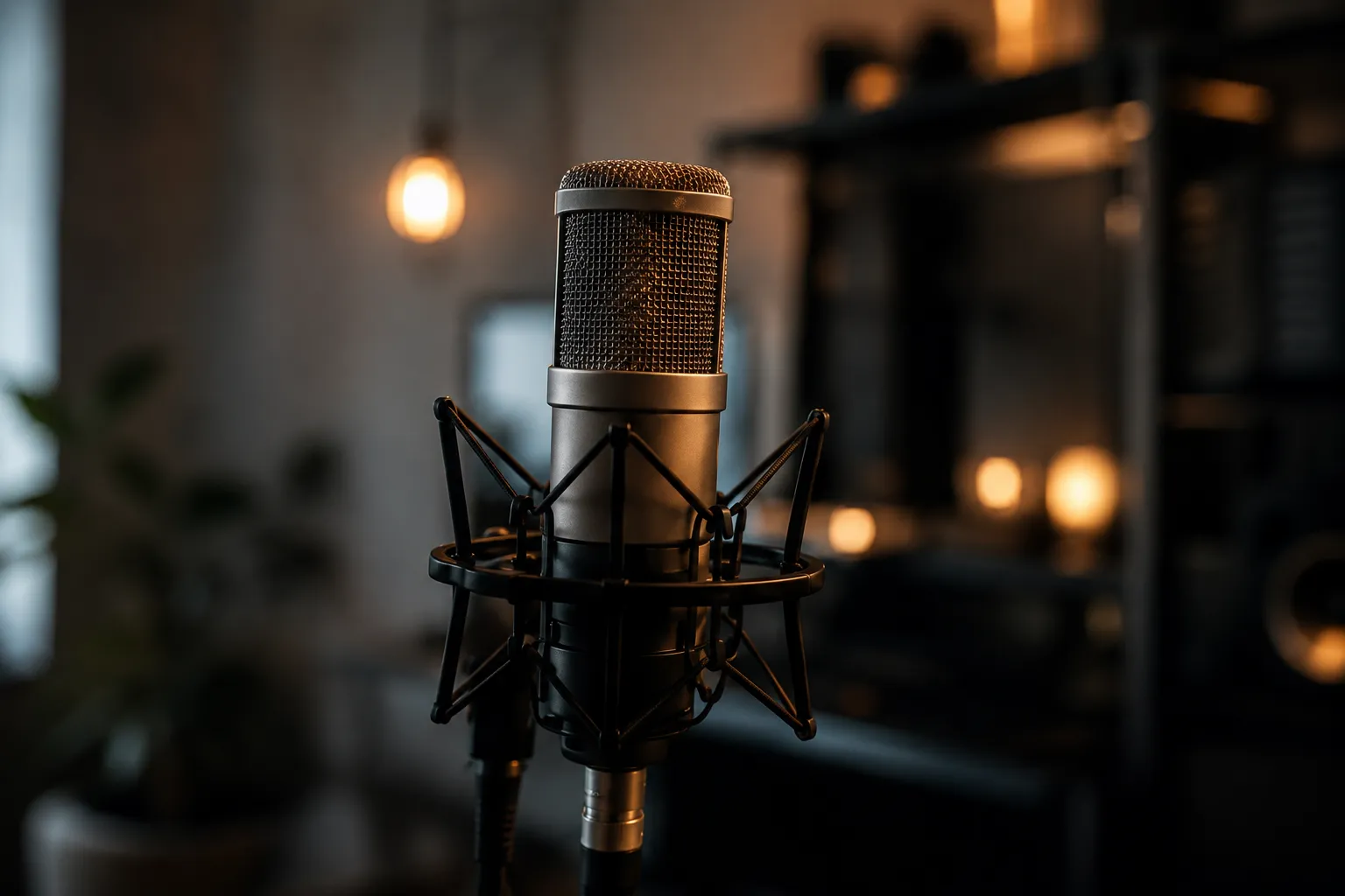 Mikrofon im Studio
